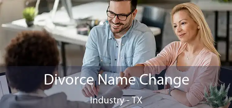 Divorce Name Change Industry - TX