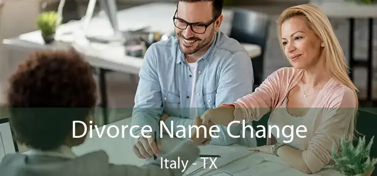 Divorce Name Change Italy - TX