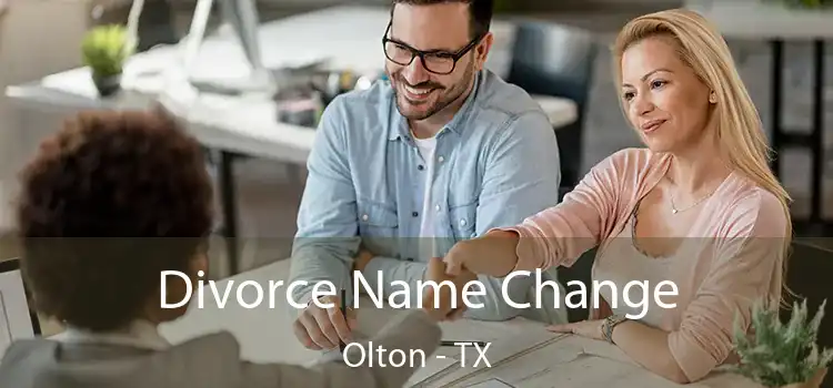 Divorce Name Change Olton - TX