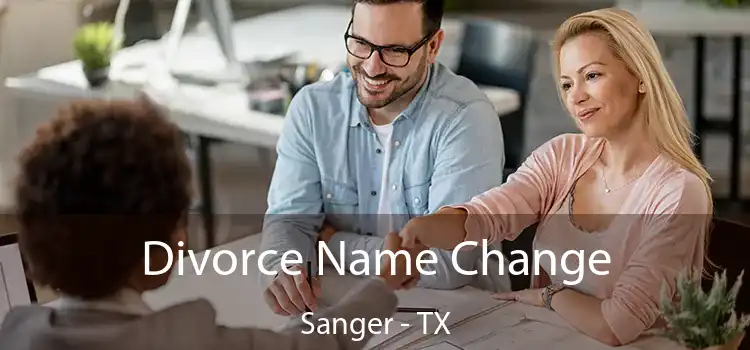 Divorce Name Change Sanger - TX
