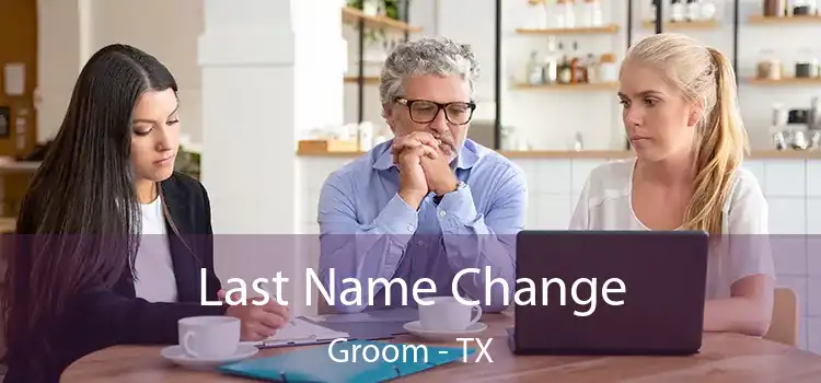 Last Name Change Groom - TX