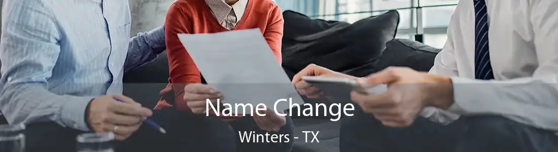 Name Change Winters - TX